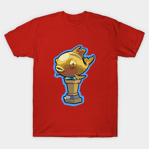 Goldfish Statue T-Shirt by Sketchy